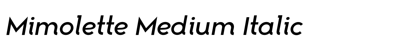 Mimolette Medium Italic image